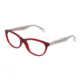 Dolce&amp;Gabbana Mambo collection DG3141 Progressive Prescription Eyeglasses 550-5316 - Transparent / Red Frame, Demo Lens Lenses