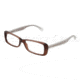 Dolce&amp;Gabbana Mambo collection DG3142 Progressive Prescription Eyeglasses 2542-5115 - Transparent Brown Frame