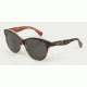 Dolce&amp;Gabbana MATT SILK DG4176 Bifocal Prescription Sunglasses DG4176-29868G-49 - Lens Diameter 49 mm, Frame Color Rose/flowers On Black