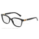 Dolce&amp;Gabbana MOSAICO COLLECTION DG3187 Single Vision Prescription Eyeglasses 501-52 - Black Frame