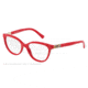 Dolce&amp;Gabbana MOSAICO COLLECTION DG3188 Single Vision Prescription Eyeglasses 588-55 - Red Frame