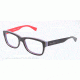 Dolce&amp;Gabbana MULTICOLOR DG3178 Single Vision Prescription Eyeglasses 2764-52 - Black/multilayer/red Frame