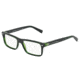 Dolce&amp;Gabbana NEW BOND STREET DG3196 Progressive Prescription Eyeglasses 2830-53 - Brushed Green Frame