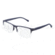 Dolce&amp;Gabbana OVER-MOLDED RUBBER DG1236 Bifocal Prescription Eyeglasses 1180-5416 - Blue Rubber Frame, Demo Lens Lenses