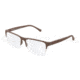 Dolce&amp;Gabbana OVER-MOLDED RUBBER DG1236 Bifocal Prescription Eyeglasses 1182-5416 - Brown Rubber Frame, Demo Lens Lenses