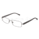 Dolce&amp;Gabbana OVER-MOLDED RUBBER DG1237 Progressive Prescription Eyeglasses 1186-5216 - Matte Gunmetal Frame