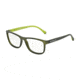 Dolce&amp;Gabbana OVER-MOLDED RUBBER DG5003 Bifocal Prescription Eyeglasses 2811-54 - Green Demi Transp Rubber Frame