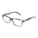 Dolce&amp;Gabbana SICILIAN HINGE DG3129 Progressive Prescription Eyeglasses 2596-5315 - Striped Gray Demo Lens Frame