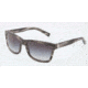 Dolce&Gabbana SICILIAN HINGE DG4161 Single Vision Prescription Sunglasses DG4161-25968G-5718 - Lens Diameter 57 mm, Frame Color Matte Striped Gray