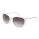 Dolce&amp;Gabbana SICILY DG4156 Sunglasses 19678G-5617 - White Marble Frame, Gray Gradient Lenses