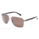 Dolce&amp;Gabbana SMALL SICILIAN HINGE DG2131 Sunglasses 090/73-57 - Gunmetal Frame, Brown Lenses