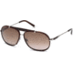 DSquared DQ0074 Sunglasses - Shiny Dark Brown Frame Color, Gradient Brown Lens Color