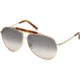 DSquared DQ0082 Sunglasses - Shiny Rose Gold Frame Color, Gradient Smoke Lens Color