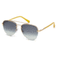 DSquared DQ0143 Sunglasses - Gold Frame Color, Gradient Blue Lens Color