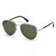 DSquared DQ0143 Sunglasses - Shiny Palladium Frame Color, Green Lens Color