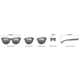 Earth Manhattan Bamboo Wood Sunglasses, Plum Stripe Wood ESG007BB