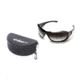 Edge Eyewear Brazeau Safety Glasses - Black Frame, Polarized Gradient Lens TXBG216 w/ FREE Hard Case