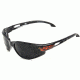 Edge Eyewear Dakura Fire Series Safety Glasses - Black Frame, Smoke Lens SW116F