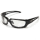 Edge Eyewear Kazbek Islander Fit-Black / Clear Lens with Gasket GSK111-IFT