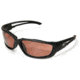 Edge Eyewear Kazbek XL Polarized-Black / Copper &quot;Driving&quot; Lens with Gasket GTSK-XL215