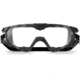 Edge Eyewear Super 64 - Black Frame / Clear Vapor Shield Lens / TPR Gasket, Black Frame, XSS611-TPR