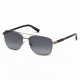 Ermenegildo Zegna EZ0014 Sunglasses - Shiny Gun Metal Frame Color, Gradient Smoke Lens Color