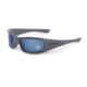 ESS 5B Tactical Sunglasses, Matte Dark Gray Frame, Mirrored Blue Lens, Polarized, Medium Fit, EE9006-18