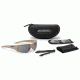 ESS Crowbar Tactical Sunglasses Kit,Terrain Tan Frame,Clear and Smoke Lenses,Pouch,Strap EE9019-05