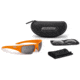 ESS Crowbar Tactical Sunglasses, Hi-Vis Orange Frame, Clear/Smoke Lens, Silver Logo, EE9019-18