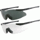 ESS ICE 2.4 Interchangeable Component Eyeshield Safety Glasses 2-Lens Kit - 6in. temples 740-0003