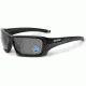 ESS Rollbar Ballistic Sunglasses,Black Frame w/Silver ESS Logo,Polarized  Mirrored Gray Lens EE9018-04