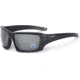 ESS Rollbar Tactical Sunglasses, Black Frame w/ US Flag Logo, Polarized Mirrored Gray Lens, EE9018-08