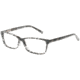 Exces 3137 Single Vision Prescription Eyeglasses, Black/Mottled Frame, EX3137491SV