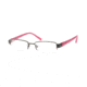Exces Eyeglasses 3055 with No-Line Progressive Rx Prescription Lenses, Select Frame Color Black-Ruby Frame