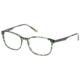 Exces SlimFit 1 Single Vision Prescription Eyeglasses, Green/Tortoise Frame, SF1201SV