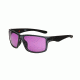 Extreme Optiks EOG 14 Sunglasses, Dark Grey/Black Rubber Frame, Violet lense Lens, 10237310.QTS
