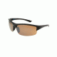 Extreme Optiks EOG 5 Sunglasses, Shiny Black Frame, Brown HD Lens, 10228947.FGX