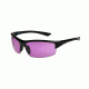 Extreme Optiks EOG 5 Sunglasses, Shiny Black Frame, Violet lense Lens, 10237309.QTS