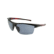 Extreme Optiks EOG 9 Sunglasses, Shiny Black Frame, Smoke HD with Silver Mirror Flash Lens, 10228941.FGX