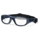 F8 MORPHEUS 3Protective Eyewear Shiny Navy Blue Frame,Clear Silver Flash Lens, Unisex MORPH3SHNB4817CSF