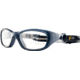 F8 MORPHEUS 3Protective Eyewear Shiny Navy Blue Frame,Clear Silver Flash Lens, Unisex MORPH3SHNB5520CSF
