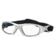 F8 MORPHEUS 3 Protective Eyewear Satin Silver Frame,Clear Silver Flash Lens, Unisex MORPH3SHSS5520CSF