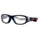 F8 MORPHEUS STREET Protective Eyewear Black Frame,Clear Silver Flash Lens, Boys MORPHSSKUL4817125CSF