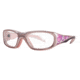 F8 MORPHEUS STREET Protective Eyewear Pink Frame,Clear Silver Flash Lens, Girls MORPHSFLWR4817125CSF