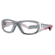 F8 MORPHEUS STREETProtective Eyewear Silver Frame,Clear Silver Flash Lens, Girls MORPHSGRAF4817125CSF