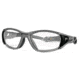 F8 VELOCITYProtective Eyewear Satin GunmetalFrame,Clear Silver Flash Lens, Unisex VELOCISGUN6010140CSF