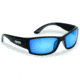Flying Fisherman 7717BSB Razor Matte Black Blue Mirror Sunglasses, 7717BSB
