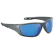 Flying Fisherman 7739GSB Carico Sunglasses, Matte Gray Frame Smoke-Blue Mirror Lens, Acutint Polarized Lens System, 7739GSB