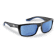Flying Fisherman 7879BSB Streamer Polarized Sunglasses, Black Frame Smoke-Blue Mirror Lens, 7879BSB