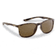 Flying Fisherman 7886TA Una Polarized Sunglasses, Matte Tortoise Frame, Amber Lens, 7886TA